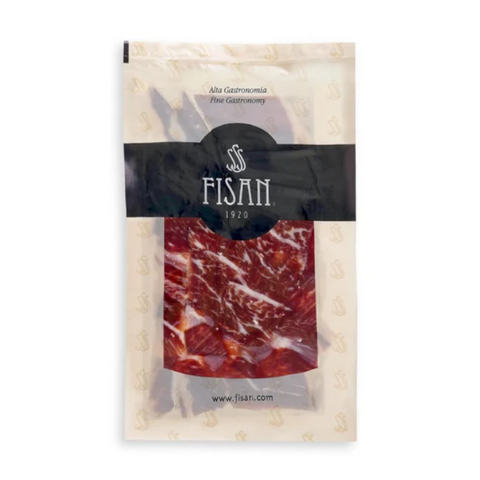 Acorn Ham 100% Iberico Hand Sliced Fisan 50g | Jamón 100% Ibérico de Bellota 100% cortado a mano Fisan 50g