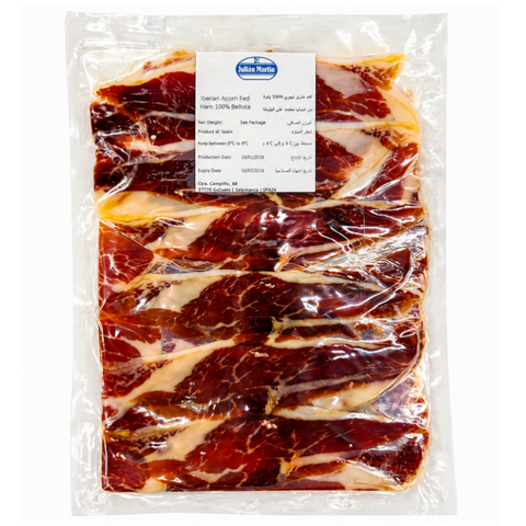 Iberian 100% Acorn Fed Ham 100% Bellota Julian Martin 110g aprox. | Jamon Iberico 100% Bellota Julian Martin 110g aprox
