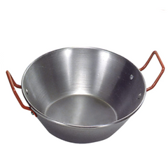 Samall Deep Polished Pan 2 Handle Garcima |Sarten Honda Acero Pulido Pequeña 2 asas Garcima