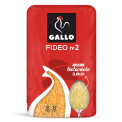 Fideo No.2 Pastas Gallo 450g  | Fideo No.2 Pastas Gallo 450g