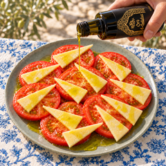 Fresh Tomato Salad with Manchego
