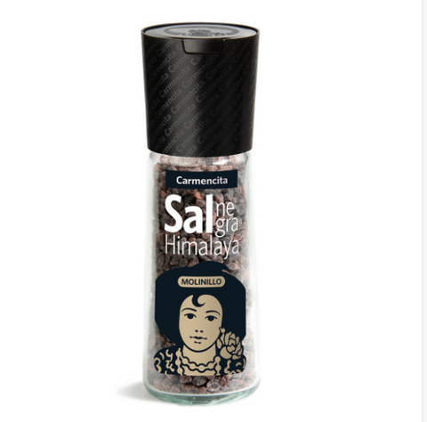 Himalaya Black Salt Carmencita Grinder| Sal Negra del Himalaya Molinillo Carmencita