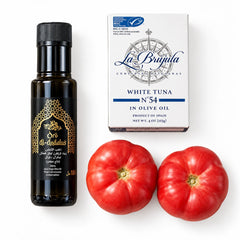 Fresh Tomato Salad with White tuna