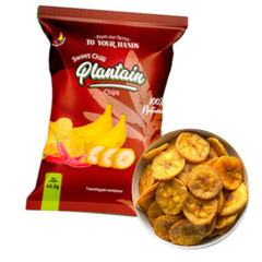 Sweet Chilli Plantain Chips Mapy 42.5g Bag  | Chips de Platano Frito Mapy