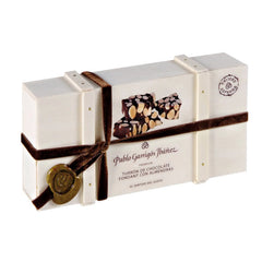 Dark Chocolate Nougat with Almonds 300 g | Turrón de Chocolate Fondant con Almendras 300 g