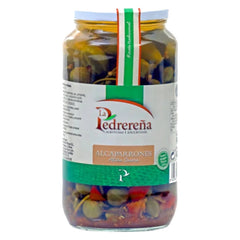Caper Berries in Vinegar La Pedrerena 940g Glass Jar  | Alcaparrones La Pedrerena 940g Glass Jar