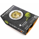Frozen Artichoke Flower Confit Caprichos del Paladar 6 pcs x 50g Tray | Flor de Alcachofa Confitada con AOVE Congelada  6 pcs x 50g