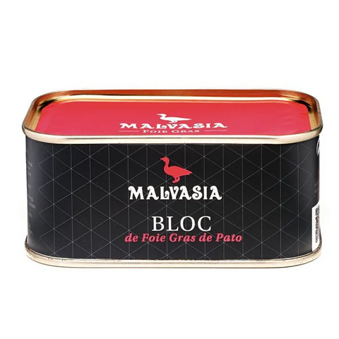 Bloc of Duck Foie Gras Malvasia 190g Tin  | Bloc de Foie Gras de Pato Malvasia 190g