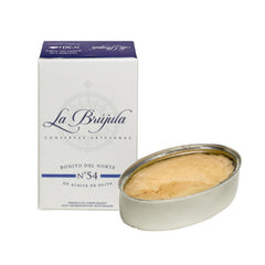 White Tuna in Olive Oil La Brujula 115g Tin | Bonito del Norte en Aceite de Oliva La Brujula 115g