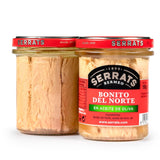 White Tuna in Olive Oil Serrats 227g Glass | Bonito del Norte en Aceite de Oliva Serrats 227g - La despensa