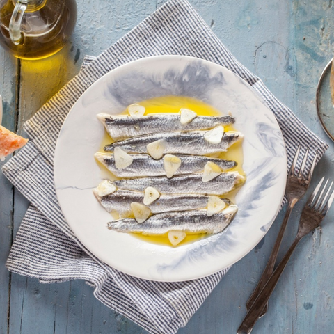 White Anchovies in EVOO Nassari |Boquerones en Aceite de Oliva Extra Virgen Nassari