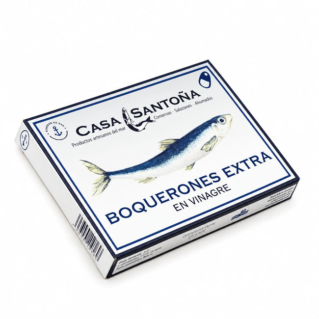 White Anchovies in Vinegar Extra — Casa Santona 100g | Boquerones en Vinagre Extra — Casa Santona 100g
