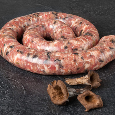 Catalan Sausage with Black Trumpets Casanovas Approx. 1.5 kg | Butifarra Catalana con Trompetas de la Muerte Casanovas Aprox. 1,5 kg