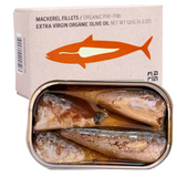 Spiced Mackerel Fillets in Organic Extra Virgin Olive Oil and Piri-Piri Sauce Maria by JOSE Gourmet 120g Tin