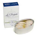 Baby Squids stuffed in olive oil 6/8 Pc. La Brújula 110 g | Baby Squids Stuffed in Olive Oil 6/8 Piezas La Brújula 110 g