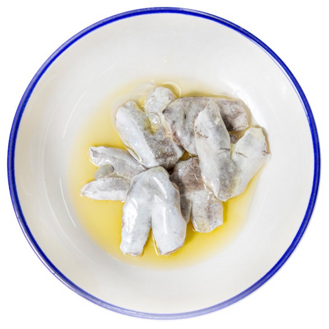 Hake Cheeks in Olive Oil Alalunga 134g Tin | Cocochas de Merluza en Aceite de Oliva Alalunga 134g Tin