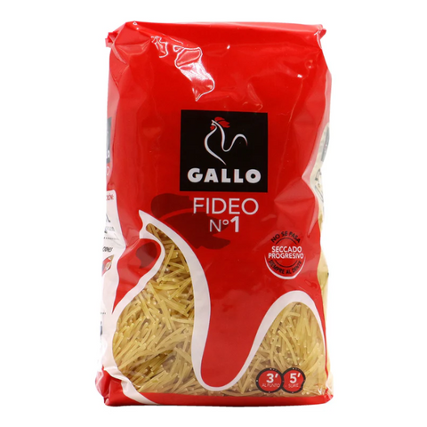 Fideo No.1 Pastas Gallo 450g  | Fideo No.1 Pastas Gallo 450g