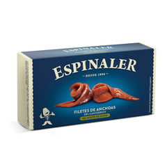 Cantabric Sea Anchovies in Olive Oil Espinaler 45g Tin | Anchoas del Cantabrico en Aceite de Oliva Espinaler 45g Tin