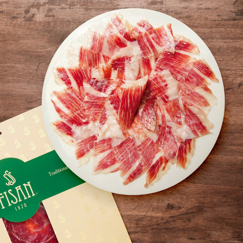 Field-Fed Iberico Ham Sliced Fisan|Jamón Ibérico Cebo de Campo  50% Fisan