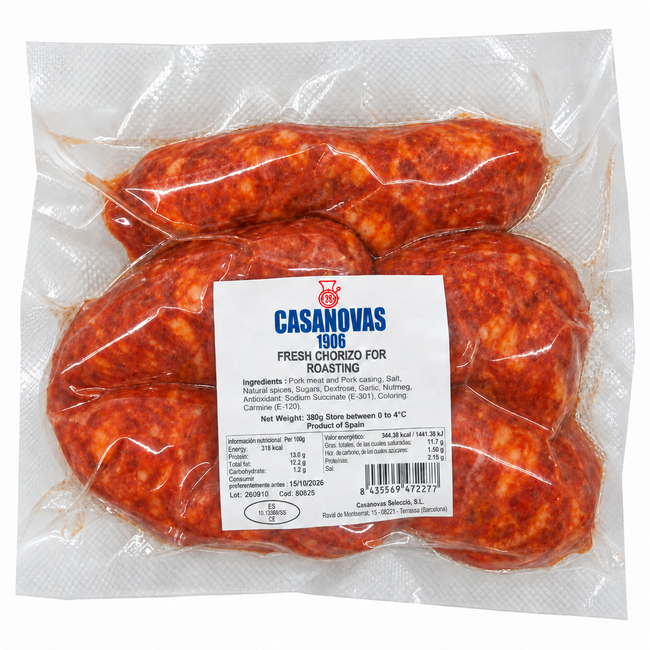 Fresh Chorizos for Roasting Casanovas 380g