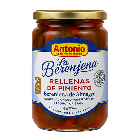 Aubergine Almagro Stuffed with Red Pepper | Berenjena de Almagro Rellena de Pimiento