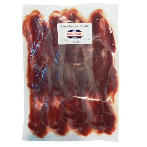 Iberian 100% Acorn Fed Ham Shoulder Julian Martin 110g aprox. | Jamon Iberico Paletilla 100% Bellota Julian Martin 110g aprox