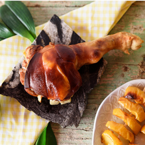 Pre Cooked Suckling Pig Leg Tabladillo 500g  ready in 30 Minutes | Jamoncito de Cochinillo Asado congelado Tabladillo 500g