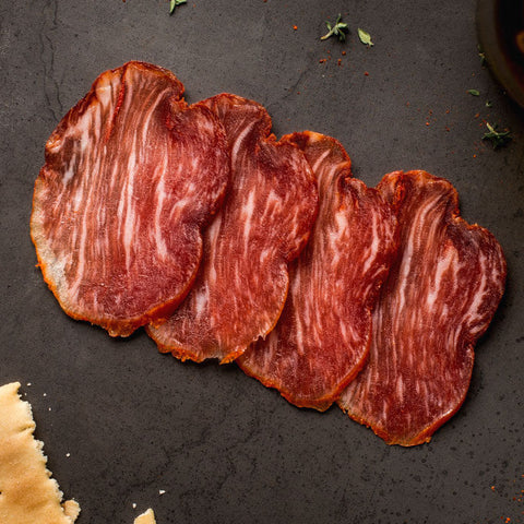 Iberian Loin Field Fed Blazquez 100g Tray PDO Guijuelo | Lomo Iberico Cebo Blazquez 100g DOP Guijuelo