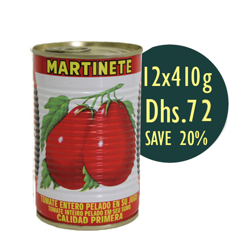 Whole Peeled Tomato MARTINETE |Tomate Entero Pelado MARTINETE