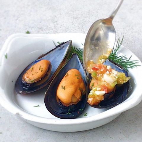 Ecologic Cooked Galician Mussels Frozen|Mejillon Gallego Cocido Congelado Organico