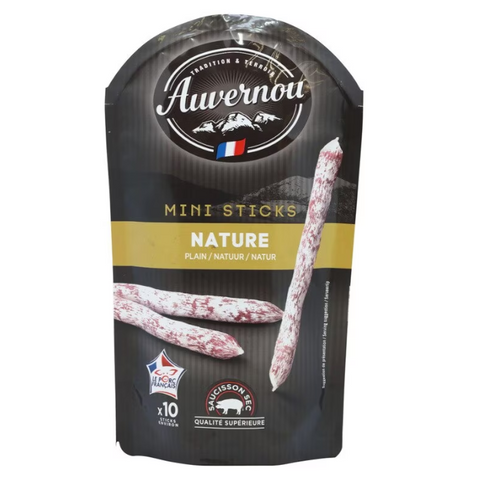 Mini Fuet Stick Auvernou 100g  | Palitos de Fuet  Auvernou 100g