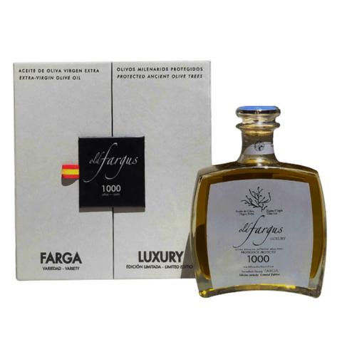 Extra Virgin Olive Oil L'Unic Old Fargus 1000 years 500ml | Aceite de Oliva Virgen Extra  L'Unic Old Fargus 1000 Años. 500 ml