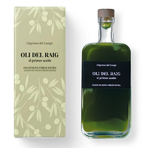 Unfiltered Extra Virgin Olive Oil Argudell Limited Edition Oli del Raig | Aceite de Oliva Virgen Extra sin Filtrar Limited Edition Oli del Raig