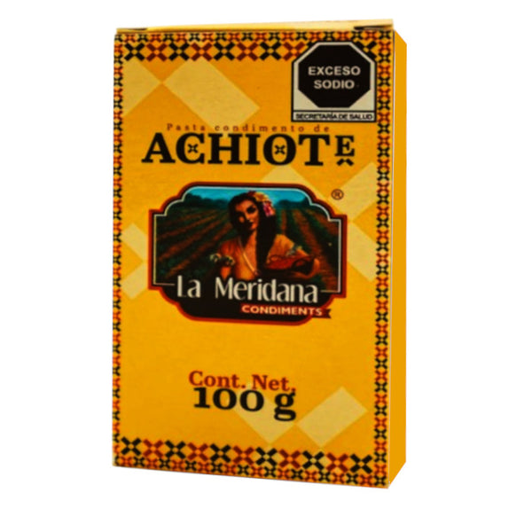 Achiote Annato Paste La Meridana 100g Box | Pasta De Achiote Annato La Meridana Caja 100g - La despensa