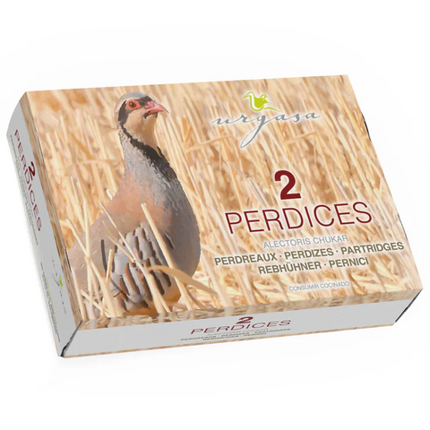 Frozen Partridges Urgasa 640g (2 pcs x 320g) Box | Perdices Congeladas Urgasa 640g (2 uds x 320g) Caja