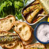 Small Sardines in Piri-Piri Sauce and Organic Extra Virgin Olive Oil JOSE Gourmet 90g Tin