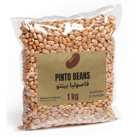 Pinto Beans Mexico 1kg Bag | Frijoles Pintos Mexicanos 1 kg