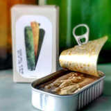 Razor-Clams in Brine (6/8 pcs) JOSE Gourmet 110g Tin | Navajas al Natural (6/8 pcs) JOSE Gourmet 110g