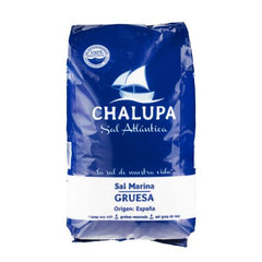 100% Natural Coarse Sea Salt Chalupa 1kg Plastic bag | Sal Marina Gruesa  100% Natural  Chalupa 1kg