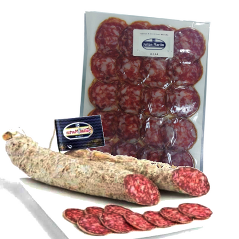 Iberian Salchichon Acorn-Fed Julian Martin 115g | Salchichon Iberico de Bellota Julian Martin 115g