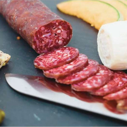 Halal Beef Salchichon Al-Andaluzza 300g piece. | Salchichon de Ternera Halal Al-Andaluzza 250g