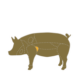 Frozen Duroc Pork Secreto 550g approx.  | Secreto de Cerdo Duroc congelado 550g approx. - La despensa