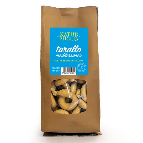 Bread Snacks Tarallo Mediterraneo Flavor 250g Bag