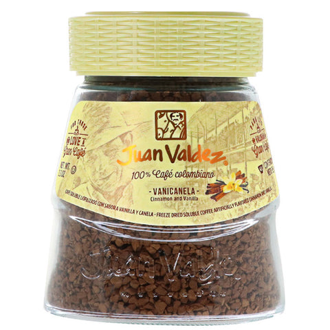 Vanicanela Freeze Dried Coffee Juan Valdez |Cafe Intantaneo Vaainilla y Canela Juan Valdez