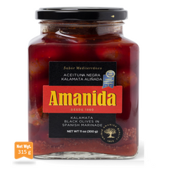 Kalamanta Olives Mediterranean Marinade|Aceitunas Kalamate Marinado Mediterraneo