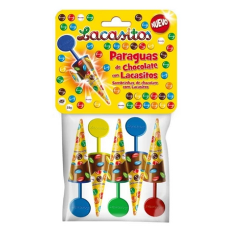 Chocolate Umbrella Pack|Pack de Paraguas de Chocolate LACASITOS